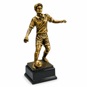 Vintage Football Player Trophy Figurine